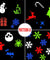 LED Projector Stage Lamp RGB disco Image Projection Lights Halloween Christmas Decorations for Home Xmas Birthday New Year Party